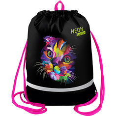Мешок для обуви Berlingo Neon Cat