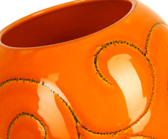 Ваза декоративная (farol) оранжевый 22.0x52.0 см.