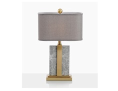 Настольная лампа kingston gray (my interno) серый 38x68x23 см.