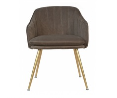 Обеденный стул aqua steel brown (mak-interior) коричневый 56x72x53 см.