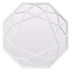 Зеркало florentina (bountyhome) белый 100.0x100.0x3.0 см.