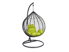 Подвесное кресло (ecodesign) черный 105x115x77 см.