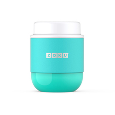 Вакуумный контейнер neat stack 295 мл бирюзовый (zoku) голубой 12 см.