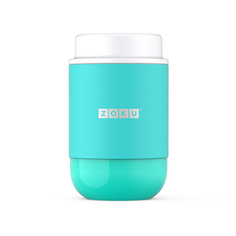 Вакуумный контейнер neat stack 475 мл бирюзовый (zoku) голубой 15 см.
