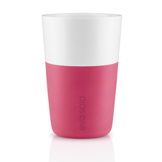 Чашки для латте 2 шт 360 мл розовые (eva solo) розовый 12 см.