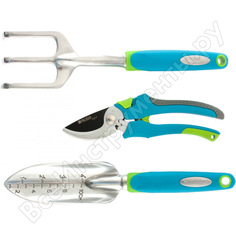 Набор инструмента с секатором из цельнолитого алюминия palisad luxe 62901