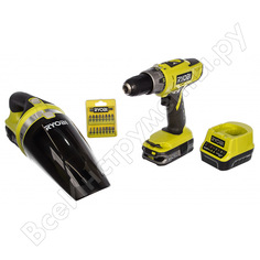 Набор инструмента ryobi one+ llcdi18-225vt 5133003637