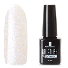 TNL, Гель-лак «3 в 1» №26, Мерцающий фиалковый