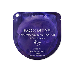 Kocostar, Гидрогелевые патчи для глаз Tropical, ягоды асаи, 1 пара