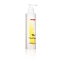 LitaLine, Гель-пенка «Очищающая» для сухой и нормальной кожи, 200 мл