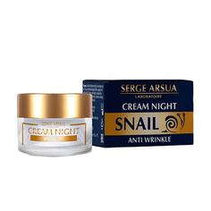Serge Arsua, Ночной крем для лица Snail, 50 мл