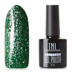 TNL, Гель-лак Glitter №49, Зеленый чай