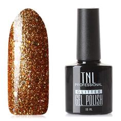 TNL, Гель-лак Glitter №38, Нарциссово-желтый