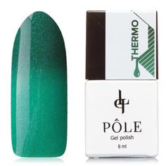 POLE, Гель-лак №09, изумрудный и мятный