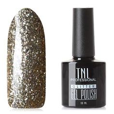 TNL, Гель-лак Glitter №47, Дымчато-белый