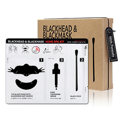 Wish Formula, Комплекс против черных точек Blackhead & Blackmask Home Spa Kit, 10 шт.
