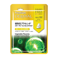 Dermal, Маска Premium с растительной плацентой, 25 г