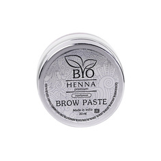 Bio Henna Premium, Паста для бровей, серебряная, 30 г