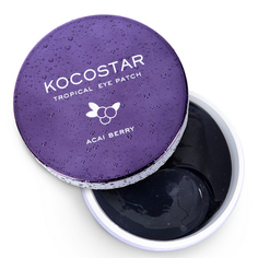Kocostar, Гидрогелевые патчи для глаз Tropical, ягоды асаи, 30 пар