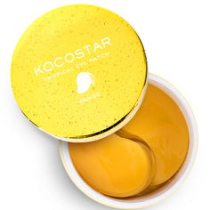 Kocostar, Гидрогелевые патчи для глаз Tropical, манго, 30 пар