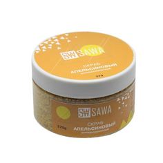 SAWA, Апельсиновый скраб для тела, 270 г