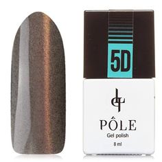 POLE, Гель-лак 5D №4, Миндаль и олива