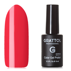 Grattol, Гель-лак Classic Collection №083, Pure Red