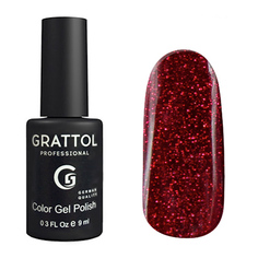 Grattol, Гель-лак Luxury stones, Ruby №03