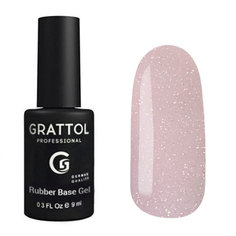 Grattol, База Rubber Glitter №5