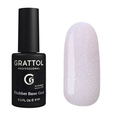 Grattol, База Rubber Glitter №3