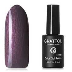 Grattol, Гель-лак Classic Collection №176, Smoky Bordeaux