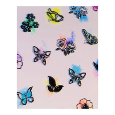 Anna Tkacheva, 3D-слайдер Crystal №681 «Цветы. Бабочки»