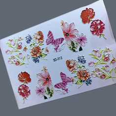 Anna Tkacheva, 3D-слайдер №312 «Цветы. Бабочки»