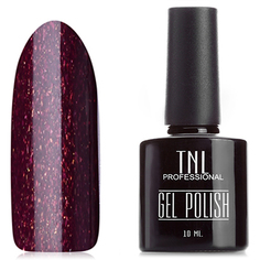 TNL, Гель-лак №143, Сливовый с блестками