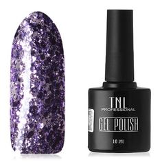 TNL, Гель-лак №384, Крупный аметистовый шиммер