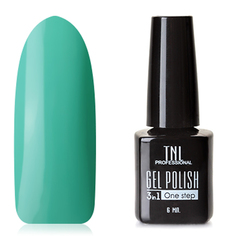TNL, Гель-лак «3 в 1» №72, Аквамарин