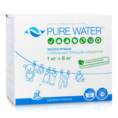 Pure Water, Стиральный порошок-концентрат, 1 кг