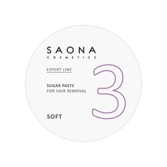 Saona Cosmetics, Сахарная паста для депиляции Soft, мягкая, 200 г