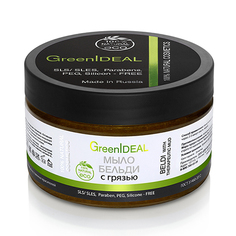 GreenIDEAL, Мыло Бельди с грязью, 200 г