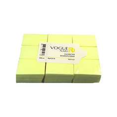 Vogue Nails, Безворсовые салфетки, желтые, 450 шт.