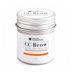 Lucas Cosmetics, Хна для бровей CC Brow, рыжий цвет, в баночке, 10 г