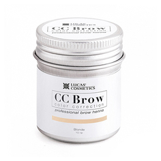 Lucas Cosmetics, Хна для бровей CC Brow, русый цвет, в баночке, 10 г