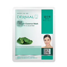 Dermal, Маска с алоэ и коллагеном, 23 г