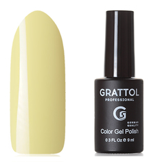 Grattol, Гель-лак Classic Collection №125, Light yellow