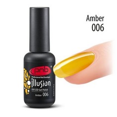 PNB, Гель-лак Illusion №006, Amber
