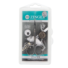 Zinger, Ножницы маникюрные Salon BS-307-S, загнутые узкие