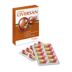 Dobrovit, Капсулы для защиты печени Liversan, 20х500 мг