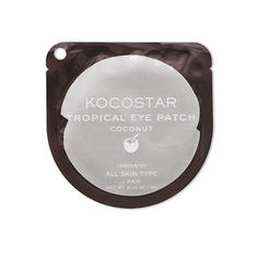 Kocostar, Гидрогелевые патчи для глаз Tropical, кокос, 1 пара