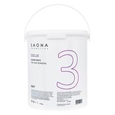 Saona Cosmetics, Сахарная паста для депиляции Soft, мягкая, 3500 г