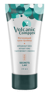 Domix, Матирующий крем-праймер для лица Volcanic Complex, 20 мл Secrets Lan